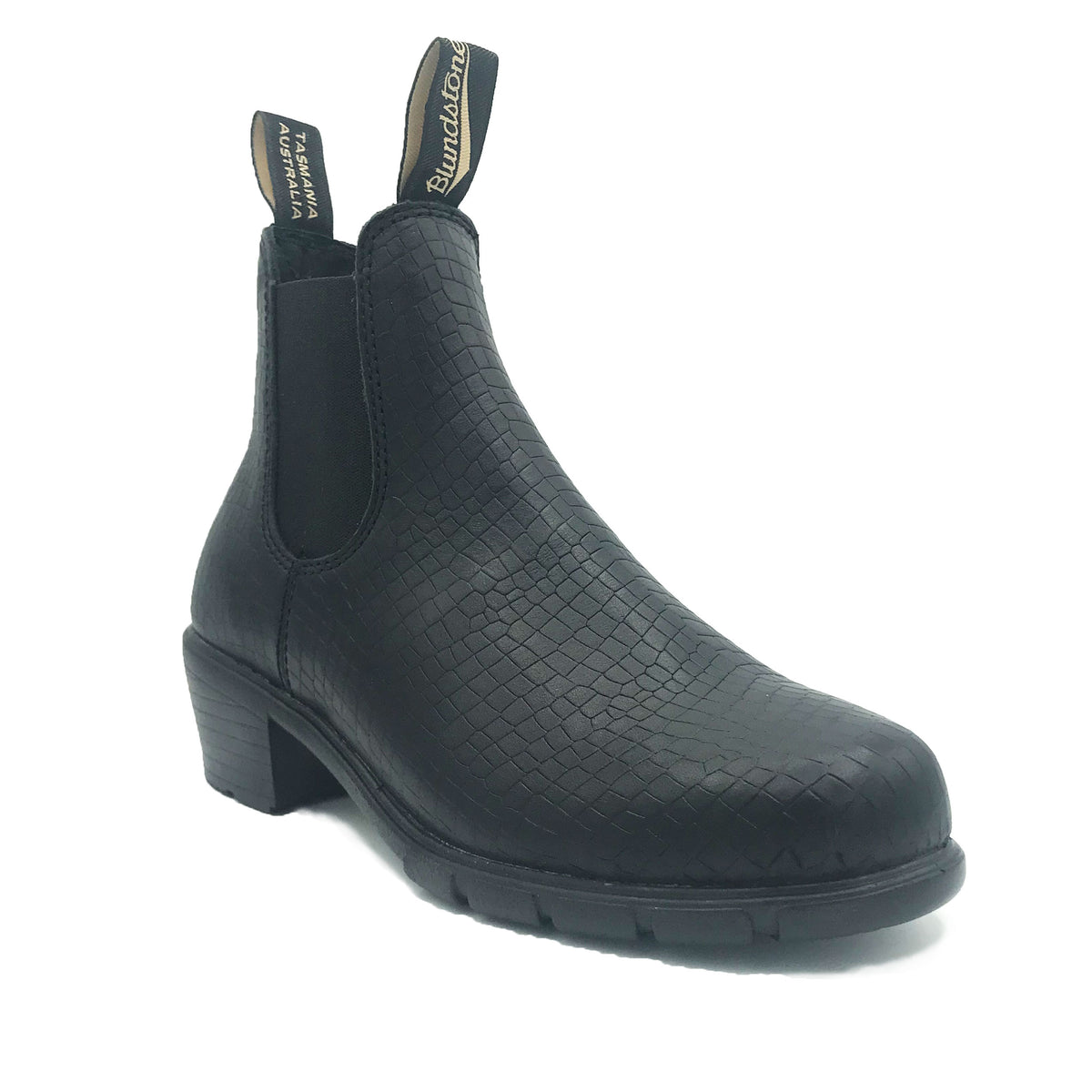 Blundstone Stiefelette 2162 Damen Croc Look Skin Black