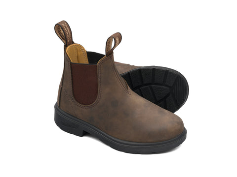 Blundstone Stiefellette 565 Kinder Rustik Braun Nubuk