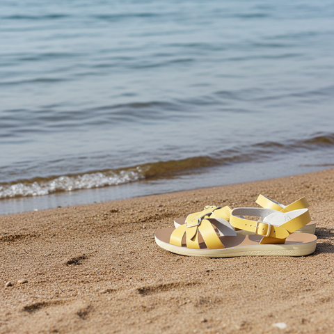 Salt-Water Boardwalk Sandalen Butter Yellow