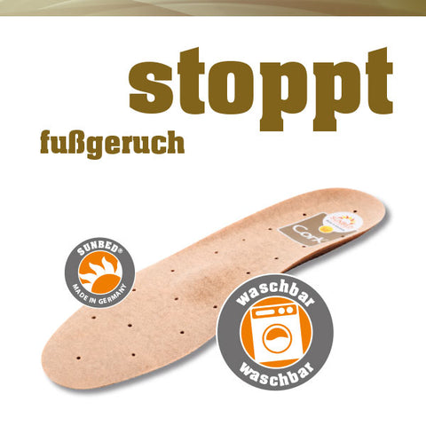 Sunbed Cork Einlegesohlen