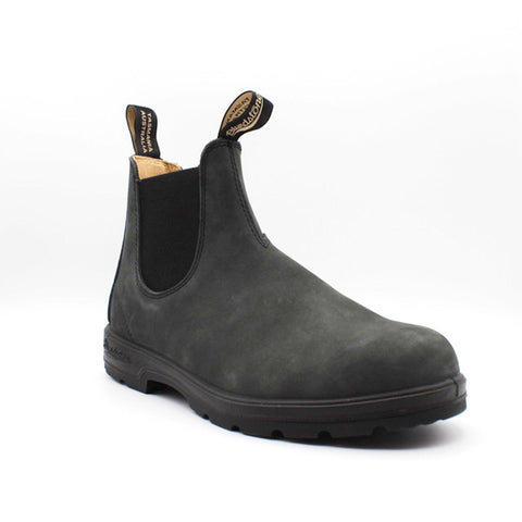 Blundstone Stiefelette 587 - Rustikal Schwarz Nubuk Leder