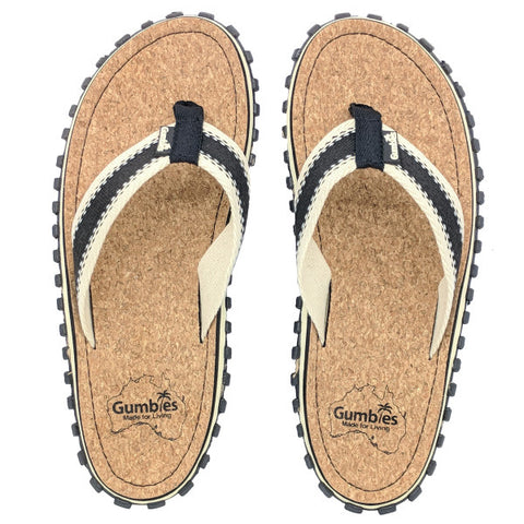 Gumbies die Zehentrenner Corker Black