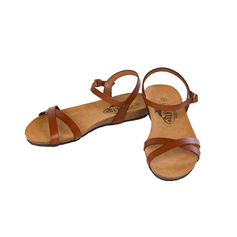 Plakton Damen Cross-Strap Sandalen