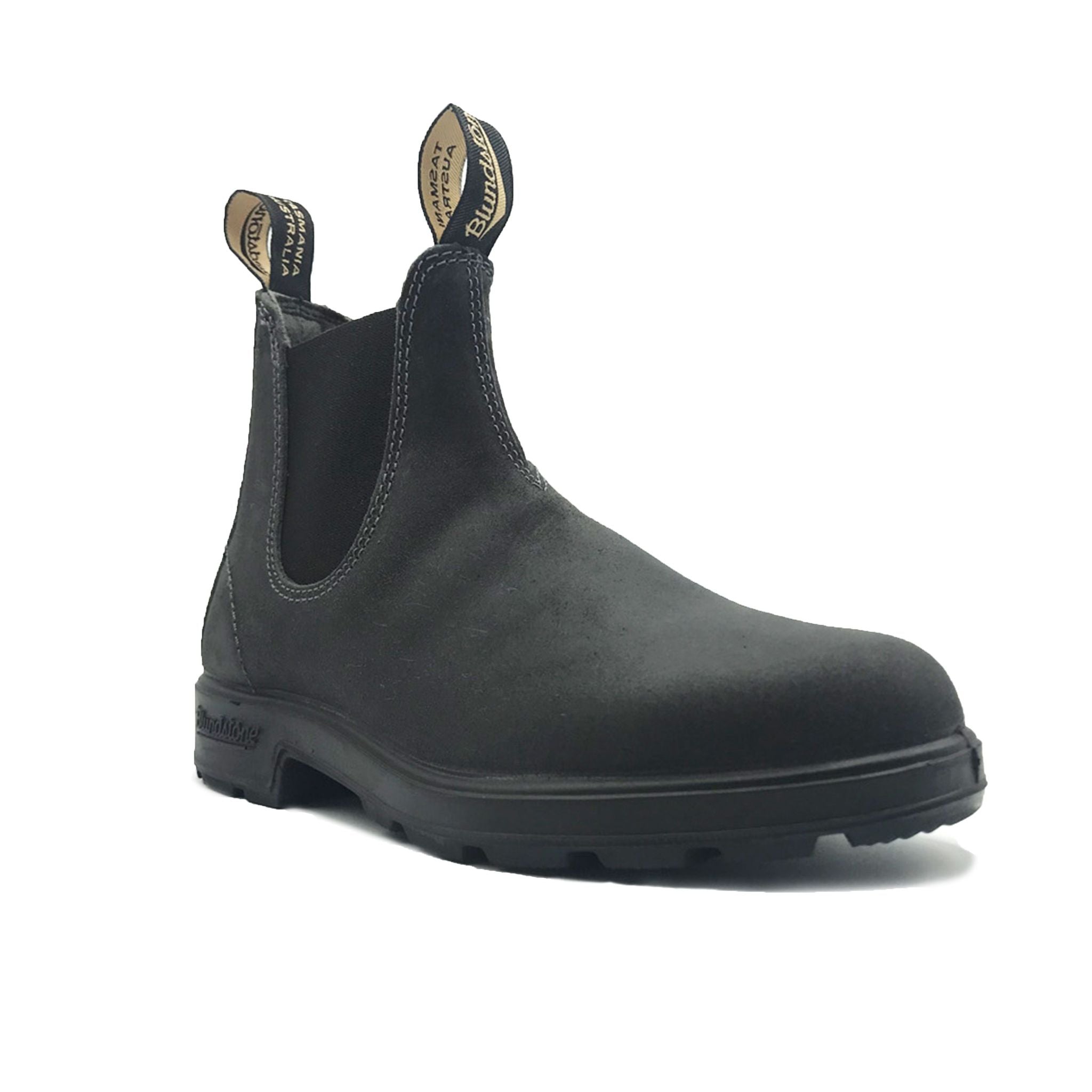 Blundstone 1910 Steel Grey Waxed Velour Lockwood Blundstones